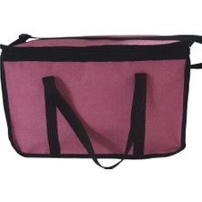 Özbience Termal Kamp Piknik Çantası, Pembe, 40X25X20 cm