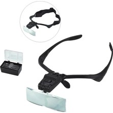 Getittir -Işıklı Gözlük Büyüteç - 5 Farklı Lens 9892B ( Lisinya )