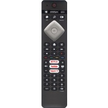 Philips 43PUS7334 TELEVIZYON Için Uyumlu Netflix Youtube Rokuten Tv LED LCD Uzaktan Kumanda