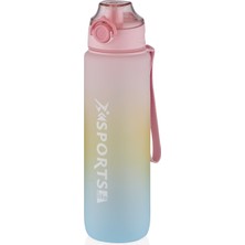 Özbience 1 Litre Spor Su Matarası, Sticker Hediyeli, Rahat ve Şık Tasarım