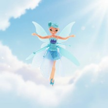 Getittir Uçan Peri Oyuncak USB Kablolu ve Şarj Edilebilir Oyuncak Bebe Mavisi ( Lisinya )