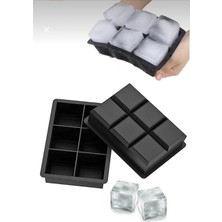 Özbience Pratik ve Dayanıklı 6’lı Silikon Buz Kalıbı, Serinlik Sağlar