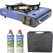 Özbience Portatif Kamp Ocağı Seti, Tüp Bağlantılı, 2 Adet, Hafif ve Kullanışlı