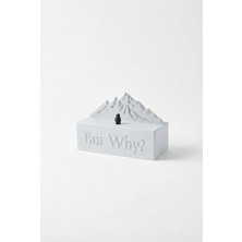 Kanvas Trade Manufacturing Nihilist Penguen Dağ Figürü But Why Masa Süsü Dekoratif Obje Hediye