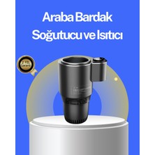 Getittir Araç Içi Isıtıcı Soğutucu Bardaklık 60°c Isıtma -4°c Soğutma - Lisinya