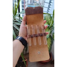 Özbience El Yapımı Hakiki Deri Kamp Baharatlığı, Dayanıklı ve Şık Tasarım