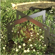 Özbience Katlanabilir Metal Kamp Izgarası, Su Geçirmez Taşıma Çantası ile