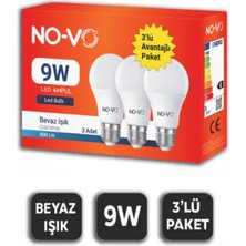 Getittir LED Ampul 9 W 3'lü