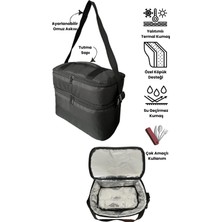 Özbience 22 Lt Iki Katlı Yalıtımlı Termal Soğutucu Çanta, Outdoor Kamp ve Piknik Için