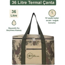 Özbience 36 Litre Isı Yalıtımlı Fermuarlı Termal Piknik Çanta