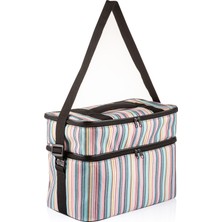 Özbience 22 Litre Yalıtımlı Termal Çanta, Piknik ve Kamp Için Sıcak-Soğuk Tutan