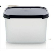 Özbience Çok Amaçlı 2.6 Litre Kuruyemiş ve Bakliyat Saklama Kutusu Siyah Kapaklı