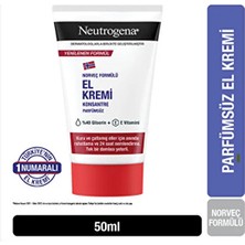 Neutrogena Parfümsüz El Kremi 50 ml