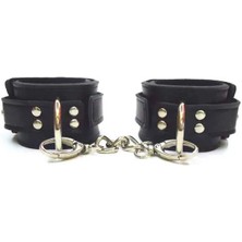 Skygo Siyah Deri Kelepçe