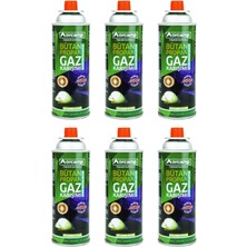 Özbience 6'lı Gaz Ocak Kartuşu Set, 227G Valfli, Güçlü ve Dayanıklı