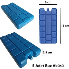 Özbience 5'li Set Kaliteli Soğutucu Buz Aküsü, Piknik, Kamp, Plaj, Outdoor Kullanım