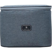 Özbience Gri Termal Çanta 12 Litre, Hafif ve Dayanıklı, Sıcaklık Koruma Özelliği