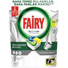 Fairy Bulaşık Makinesi Tableti Platinum 50'li 4 Adet