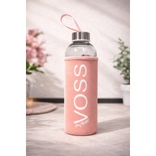 Özbience Lila 1000 ml Cam Matara, Sağlıklı ve Şık Sporcu Su Şişesi