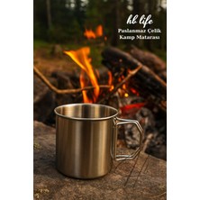 Özbience Katlanabilir Çelik Kamp Kupası, Outdoor ve Trekking Için Mükemmel Tasarım
