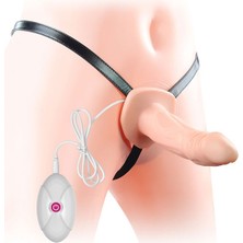 Skygo Içi Boş Belden Bağlamalı Titreşimli Penis 16.5 cm