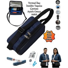 Özbience Insülin Taşıma Termal Çanta, Ayarlı Omuz Askılı, Güvenle Koruma