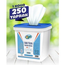 Silgeç Islak Yüzey Temizlik Havlusu Beyaz Sabun 250 Li