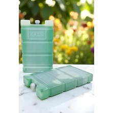 Özbience Büyük Boy Buz Aküsü 2'li Set, Yavaş Eriyen Buz Kasesi 15X25CM