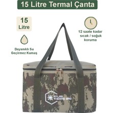Özbience 15 Litre Isı Yalıtımlı Termos Çanta, Sıcak ve Soğuk Içerikler Için