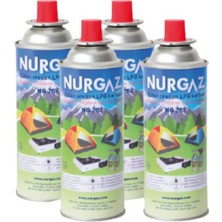 Özbience 4'lü 220G Valfli Lpg Gaz Kartuşu Seti, Güçlü ve Güvenilir Performans