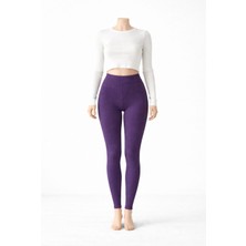 Belpa Sıla Sella Fitilli Yüksek Bel Spor Tayt