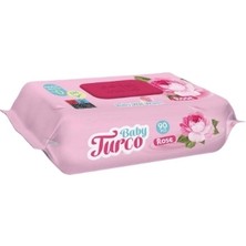 Baby Turco Islak Havlu 90'li Gul 1 Adet