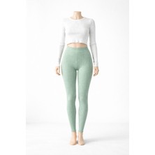 Belpa Sıla Sella Fitilli Yüksek Bel Spor Tayt