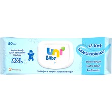 Uni Baby Vücut Temizleme Havlusu Xxl 50'li