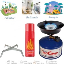 Özbience Taşınabilir Kamp Ocağı, Piknik Tüpü ve Ocağı, Pratik ve Hafif Tasarım