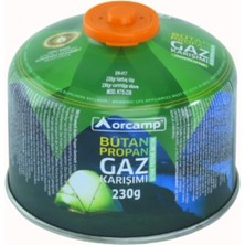 Özbience 230 gr Orta Boy Kamp Kartuş Gaz Tüpü Vidalı, Dayanıklı ve Pratik Kullanım