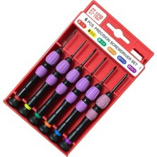 Çelik Saatçi Tornavida Takımı 6 Parça, Düz ve Yıldız Uçlu, Hassas Çalışma