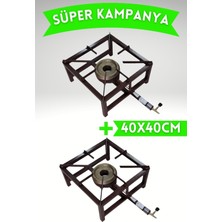 Özbience Canavar Ocak Aşçı Ocağı 40X40CM, 2'li Set, Dayanıklı ve Şık Tasarım