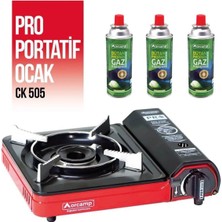 Özbience Portatif Kamp Ocağı Gaz Stop Emniyetli, Pratik ve Güvenli Kullanım