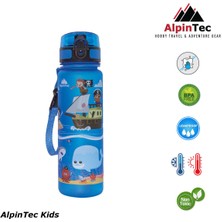 Özbience Mavi Tritan Çocuk Su Matara 500 Ml, Sağlıklı ve Şık Tasarım