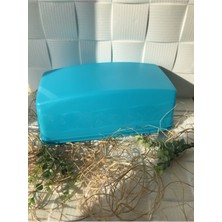 Özbience Mavi Eko Pasta Saklama Kabı, Şık ve Kullanışlı Kek Servis Kutusu