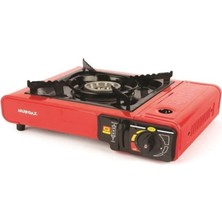 Özbience Kırmızı Renkli Portatif Tekli Piknik Ocağı, Pratik ve Kolay Kullanım