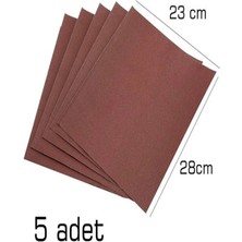 Su Zımparası Seti, No 100, 5'li, Yüksek Kalite, Temizlik ve Bakım