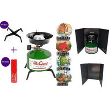 Özbience Pratik 3'ü Birlikte Kamp Ocağı ve Rüzgarlık Seti, Taşınabilir ve Kullanışlı