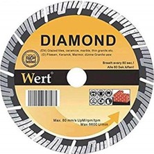 125MM Süper Turbo Elmas Testere, Turuncu/gri, Yüksek Performans