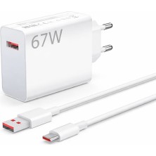 Onfa Teknoloji 67W Redmi Note 9 Pro Uyumlu Şarj Seti