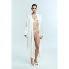 Penti Kırık Beyaz Scarlett Sabahlık