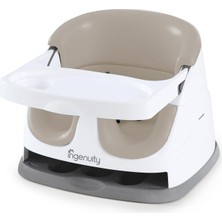 Hepta Collection Ingenuity Baby Base 2'si 1 Arada Booster Besleme ve Kendinden Saklama Tepsili Yer Oturağı, Kaşmir