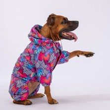 Hepta Collection Pawstar Palmatum Orta-Büyük Irk Köpek Tulum Köpek Yağmurluk Köpek Elbisesi Köpek Kıyafeti 3xl