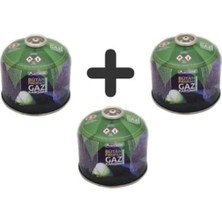 Özbience Orgaz KTS-230 Gaz Kartuşu 3'lü Set, 230 gr - Güçlü ve Dayanıklı Kullanım